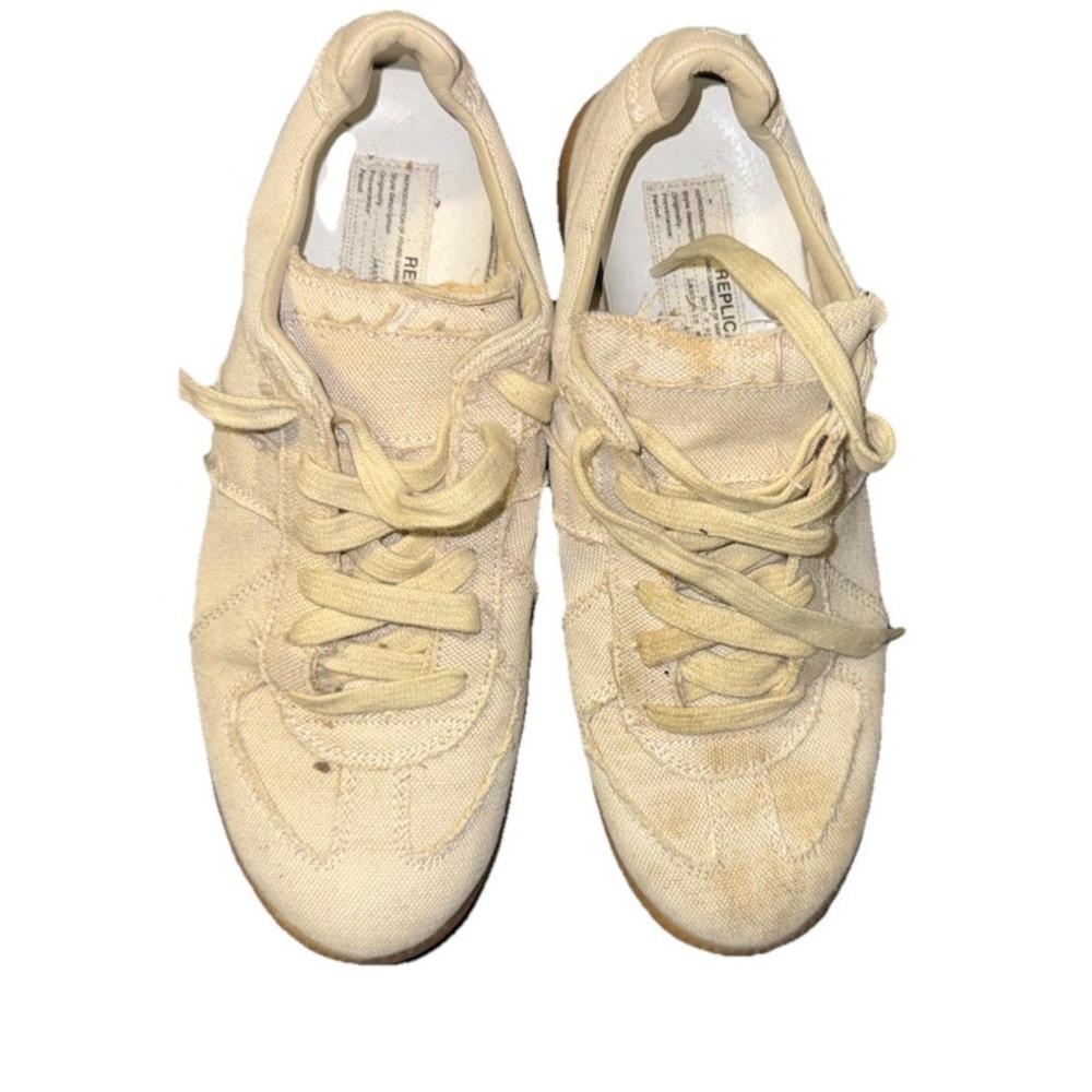 Maison Margiela Replica GAT Sneakers Suede Leather Gum Sole Size 37